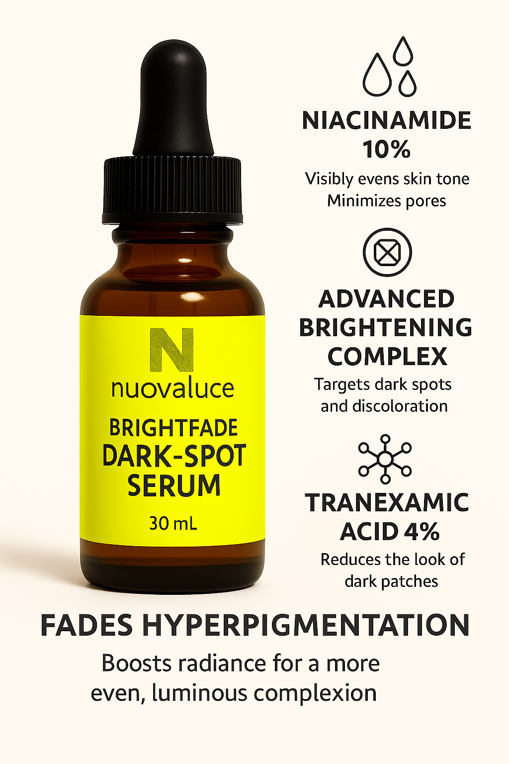 BrightFade Dark‑Spot Serum