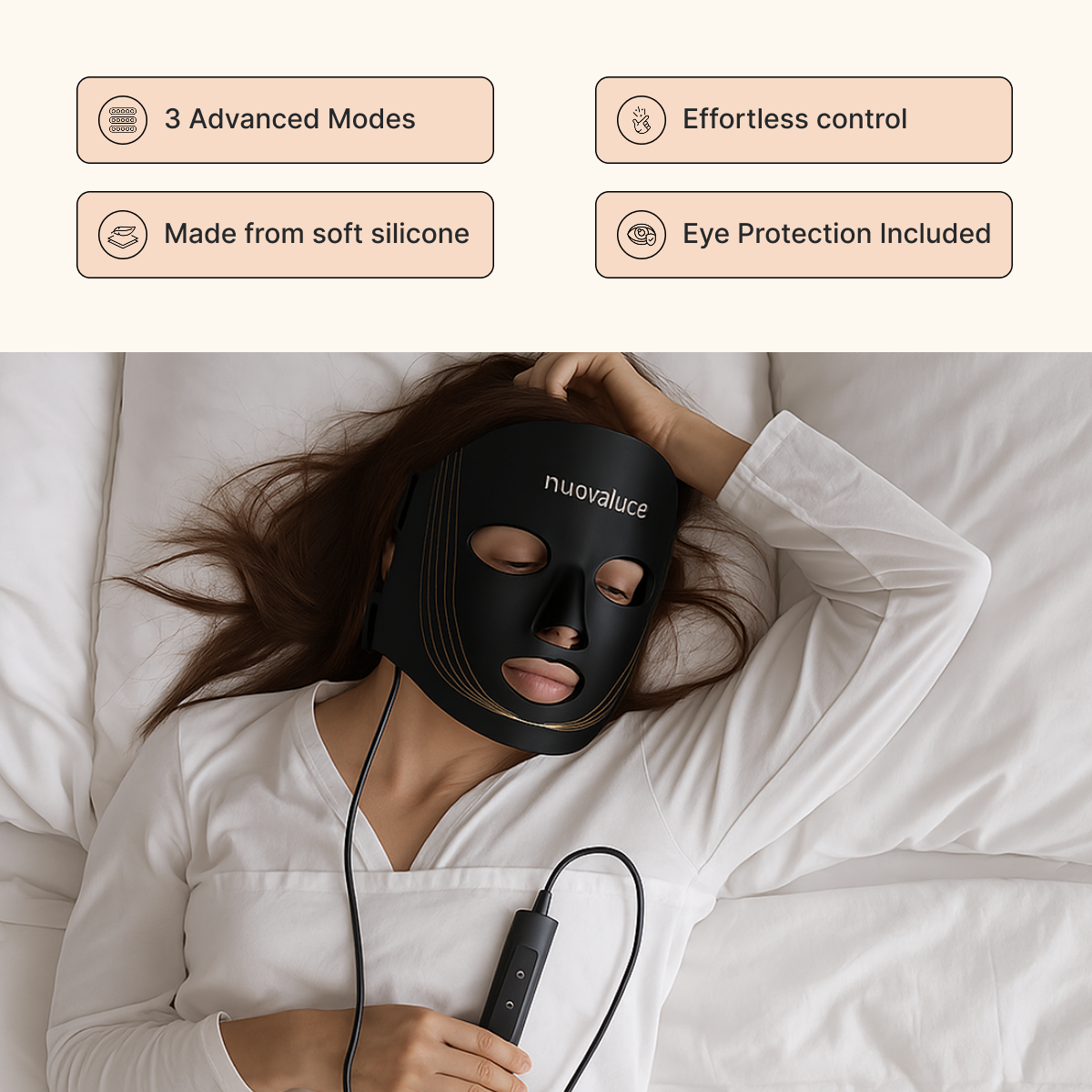 Nuovaluce LED Light Therapy Face Mask - Redirect