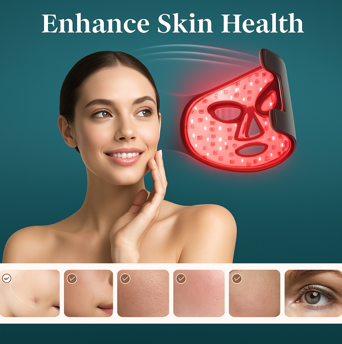Nuovaluce LED Light Therapy Face Mask - Redirect