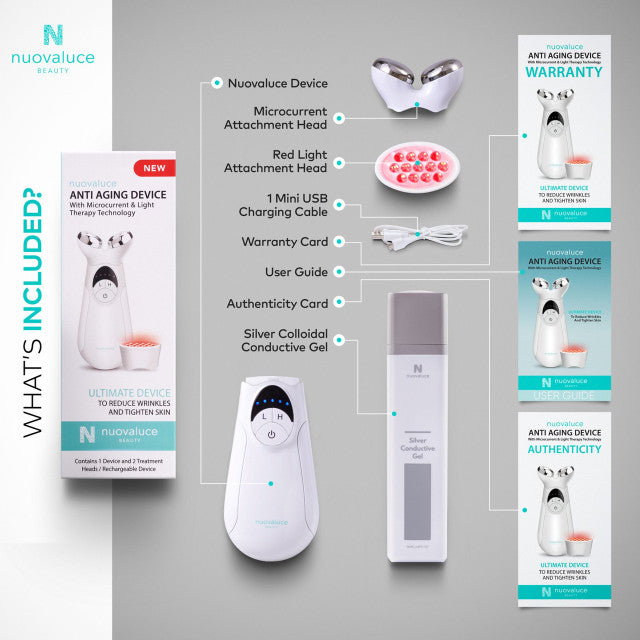 Nuovaluce Device & 2 Pack Premium Conductive Gel